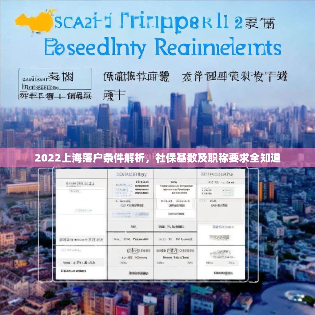 详细阅读:2022上海落户条件解析,社保基数及职称要求全知道 2022上海落户条件解析,社保基数及职称要求全知道