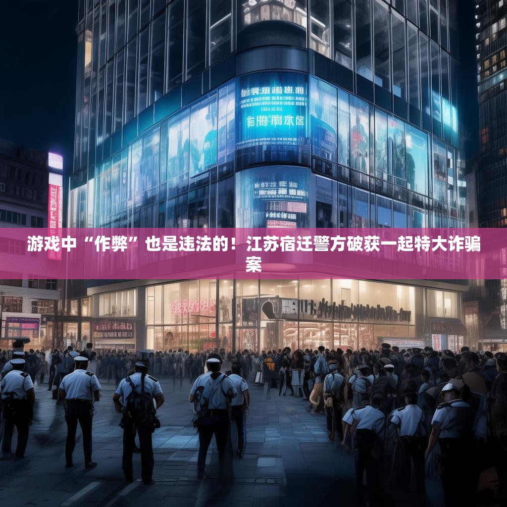 游戏中“作弊”也是违法的！江苏宿迁警方破获一起特大诈骗案