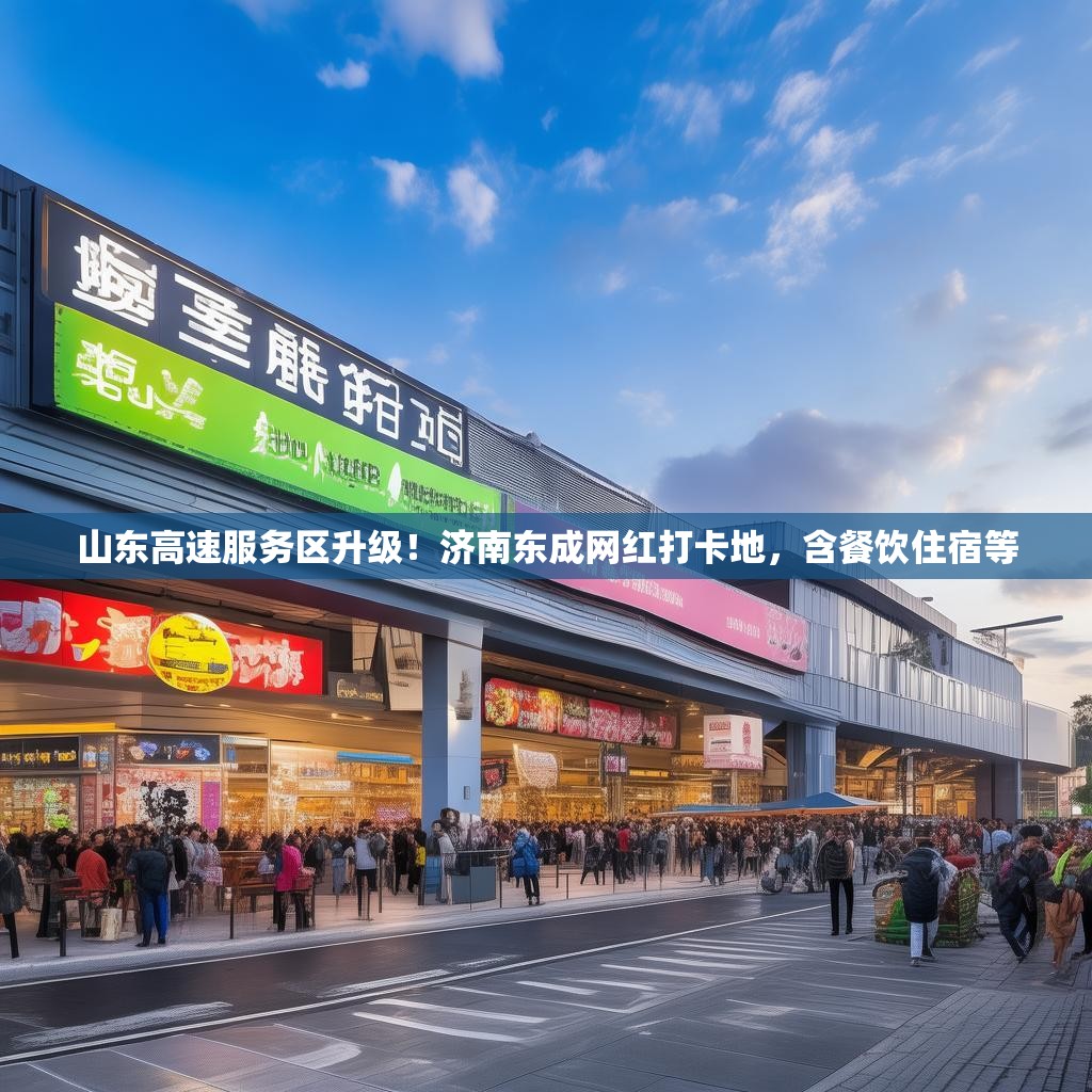 山东高速服务区升级！济南东成网红打卡地，含餐饮住宿等