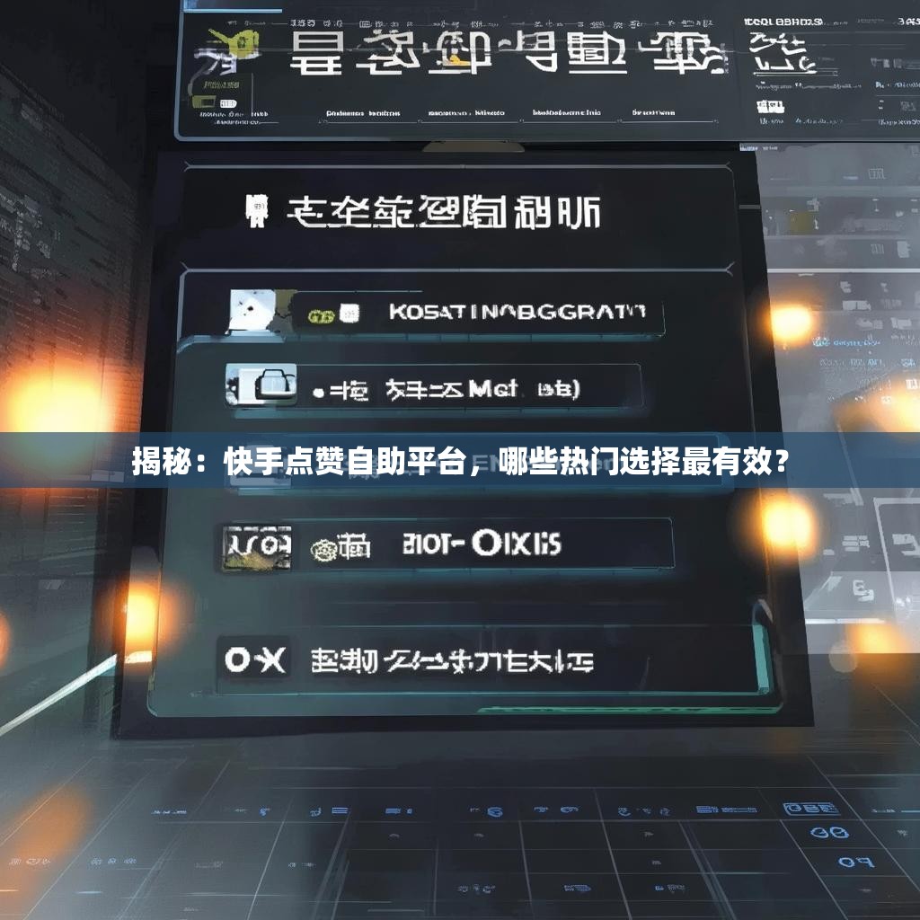 揭秘：快手点赞自助平台，哪些热门选择最有效？