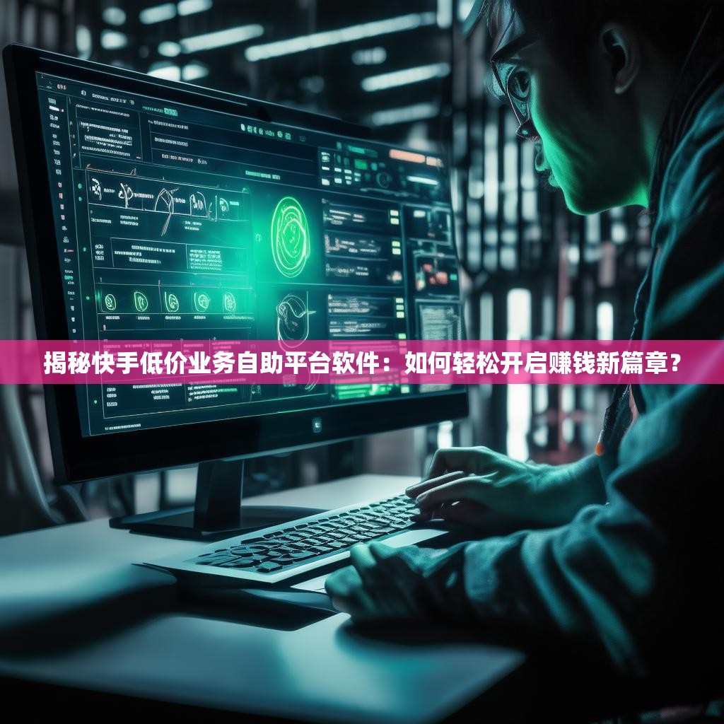 揭秘快手低价业务自助平台软件:如何轻松开启赚钱新篇章?
