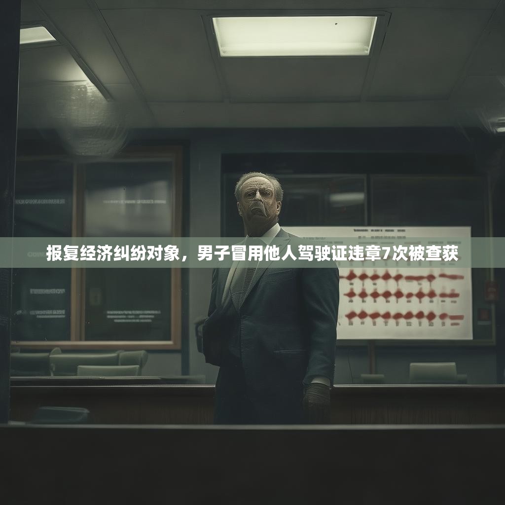报复经济纠纷对象,男子冒用他人驾驶证违章7次被查获