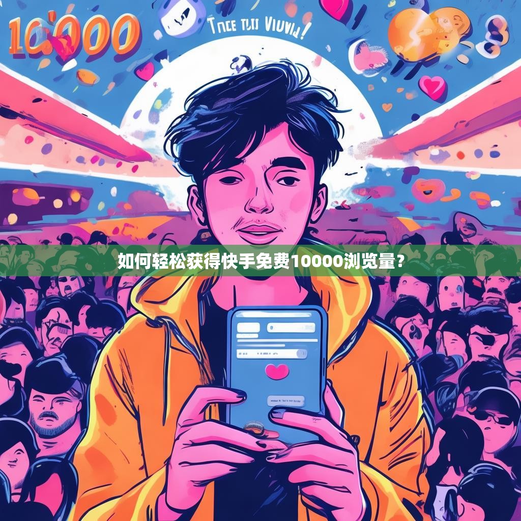 如何轻松获得快手免费10000浏览量?