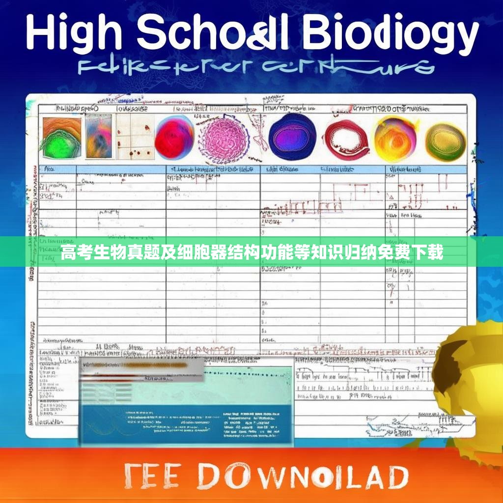 高考生物真题及细胞器结构功能等知识归纳免费下载