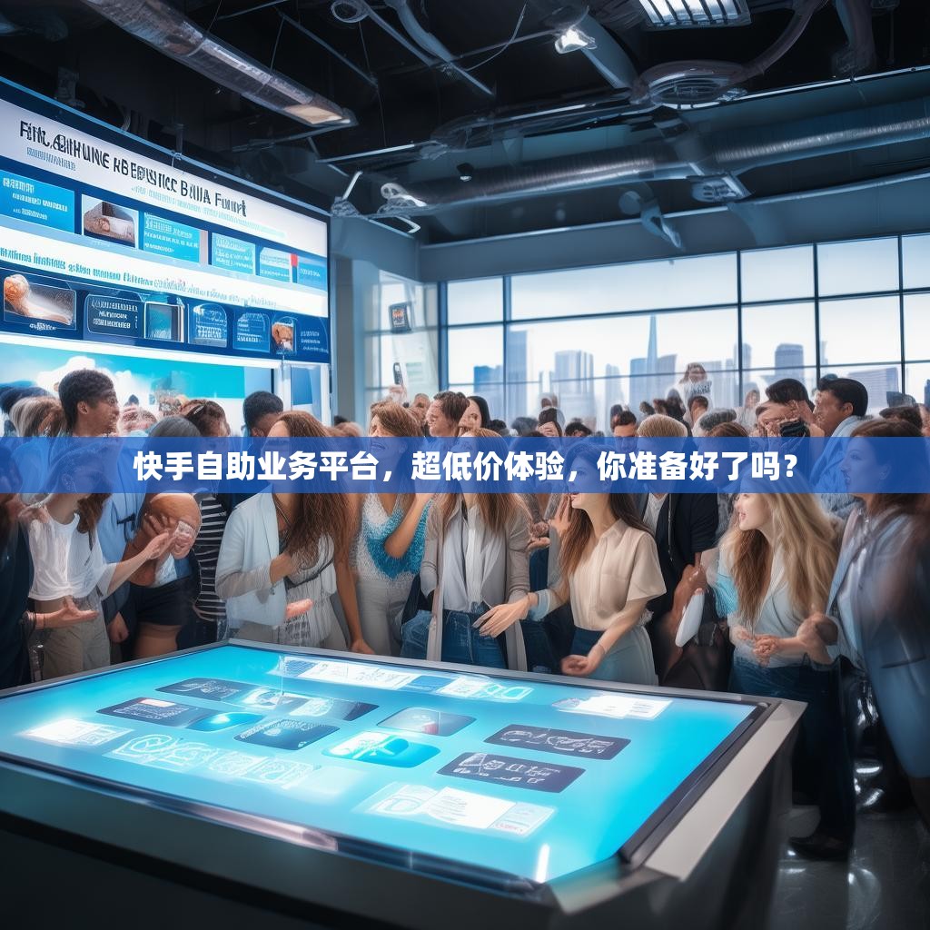 快手自助业务平台，超低价体验，你准备好了吗？