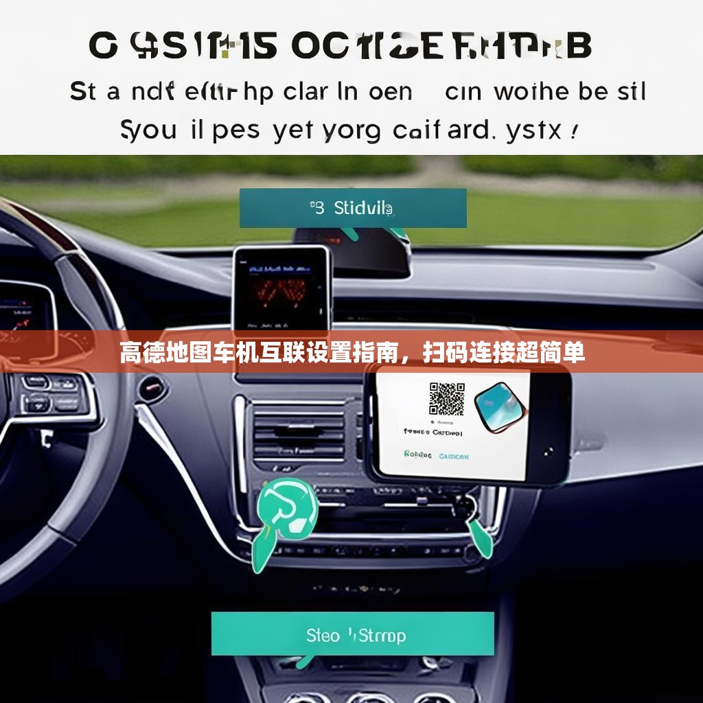 高德地图车机互联设置指南，扫码连接超简单
