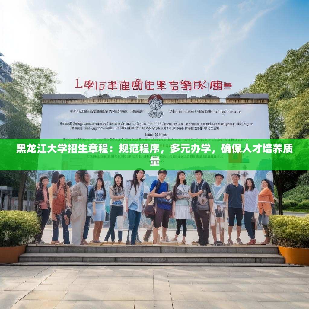 黑龙江大学招生章程:规范程序,多元办学,确保人才培养质量