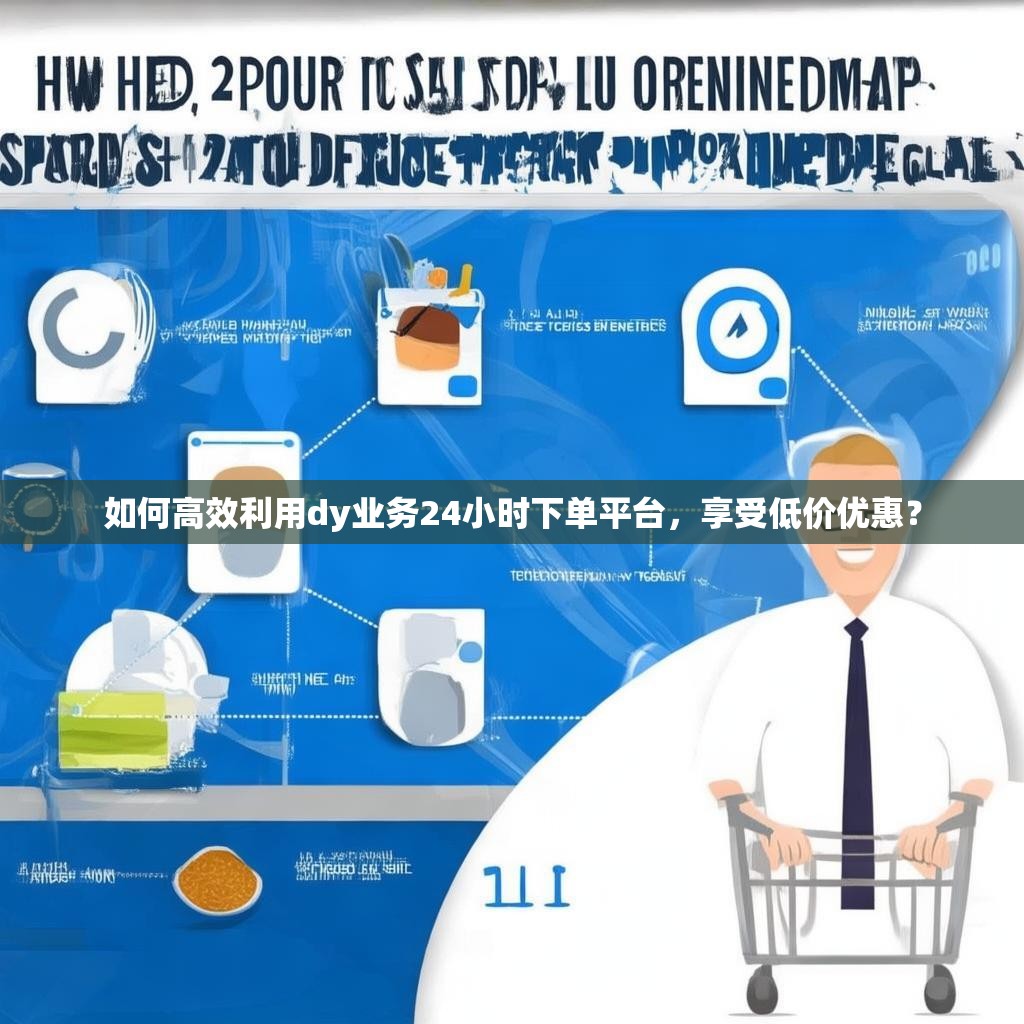 如何高效利用dy业务24小时下单平台,享受低价优惠?