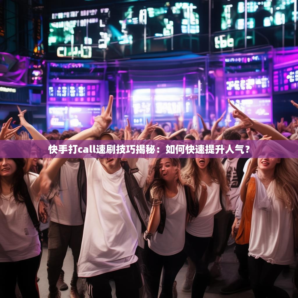 快手打call速刷技巧揭秘:如何快速提升人气?