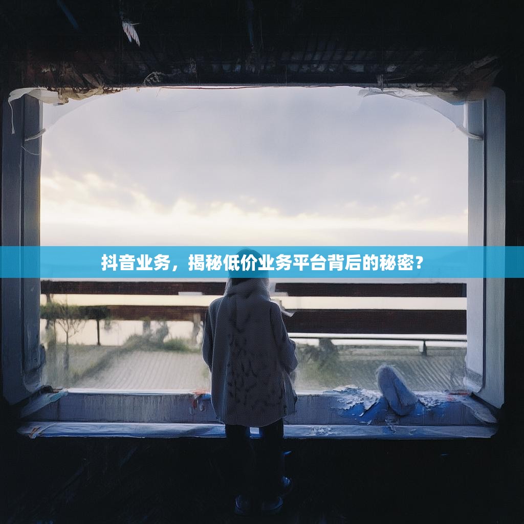 抖音业务，揭秘低价业务平台背后的秘密？