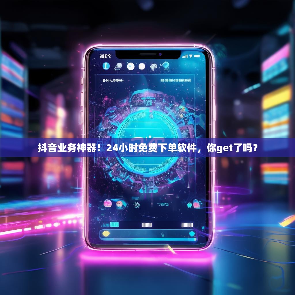 抖音业务神器！24小时免费下单软件，你get了吗？