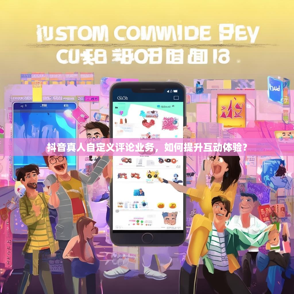 抖音真人自定义评论业务，如何提升互动体验？