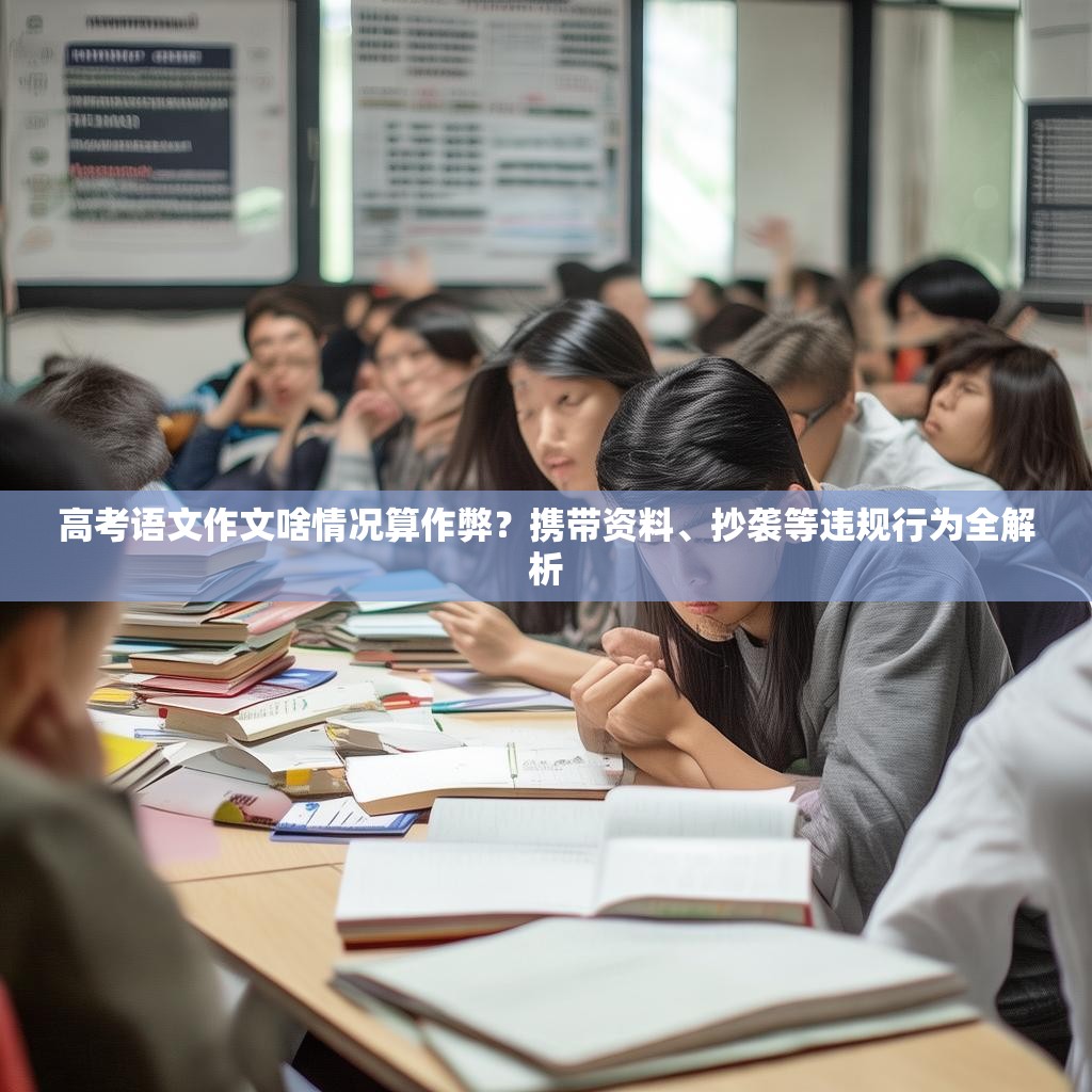 高考语文作文啥情况算作弊？携带资料、抄袭等违规行为全解析