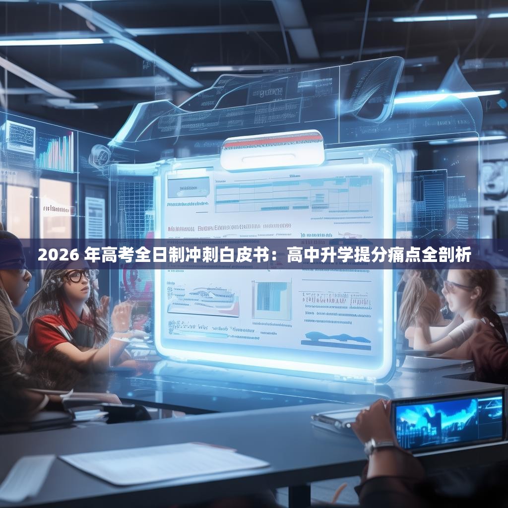 2026 年高考全日制冲刺白皮书：高中升学提分痛点全剖析