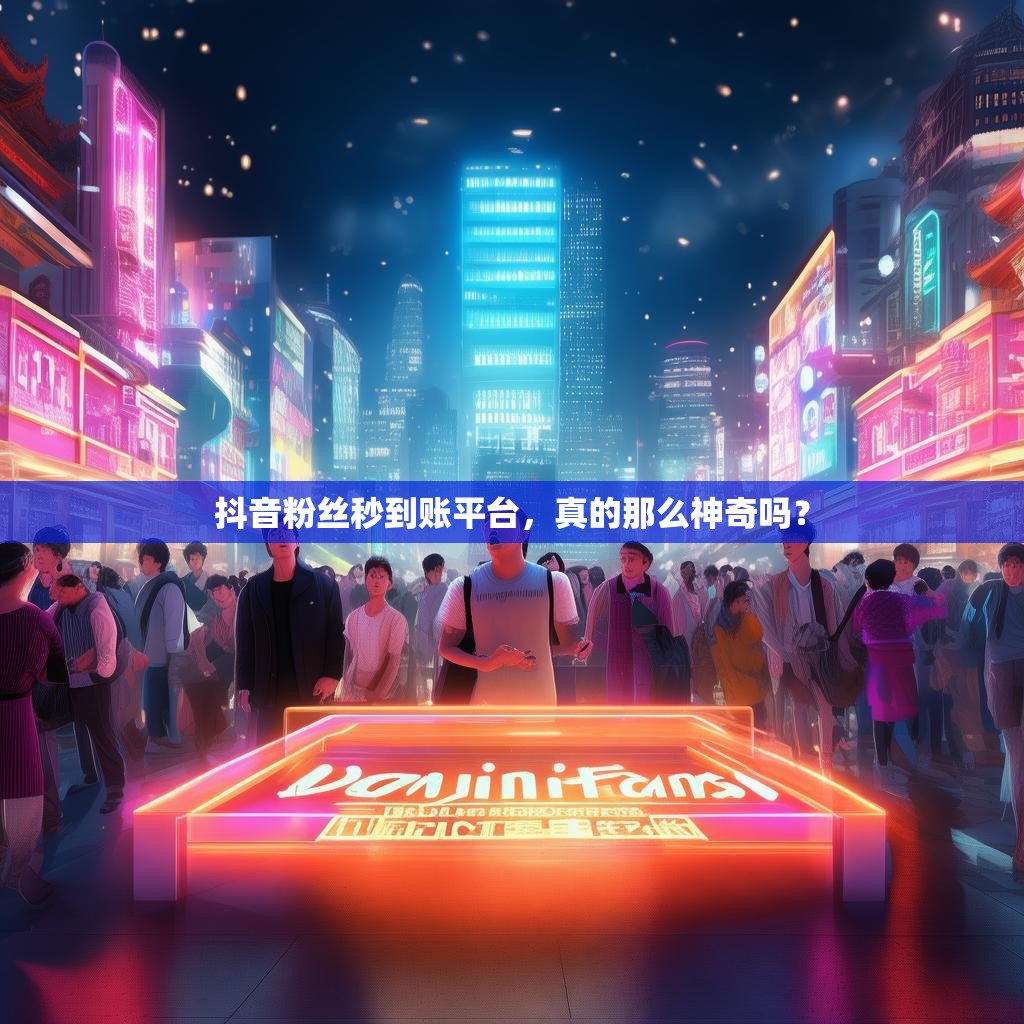 抖音粉丝秒到账平台，真的那么神奇吗？