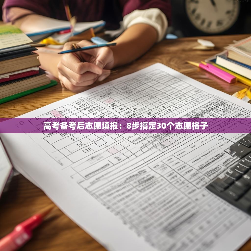 高考备考后志愿填报：8步搞定30个志愿格子