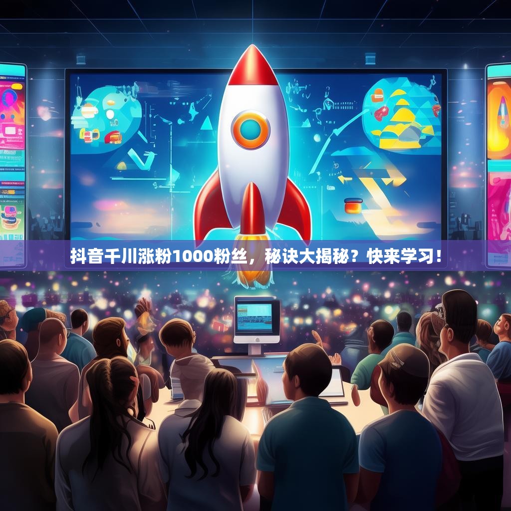 抖音千川涨粉1000粉丝,秘诀大揭秘?快来学习!