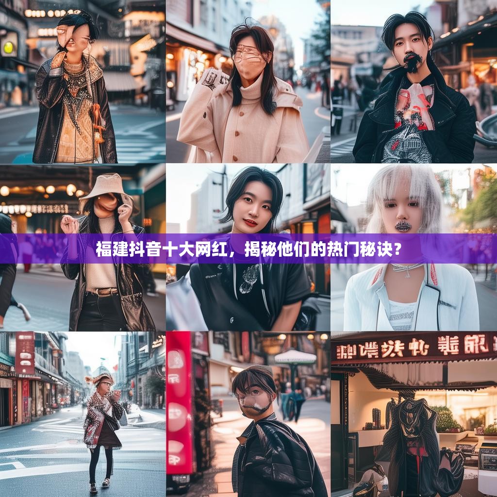 福建抖音十大网红,揭秘他们的热门秘诀?
