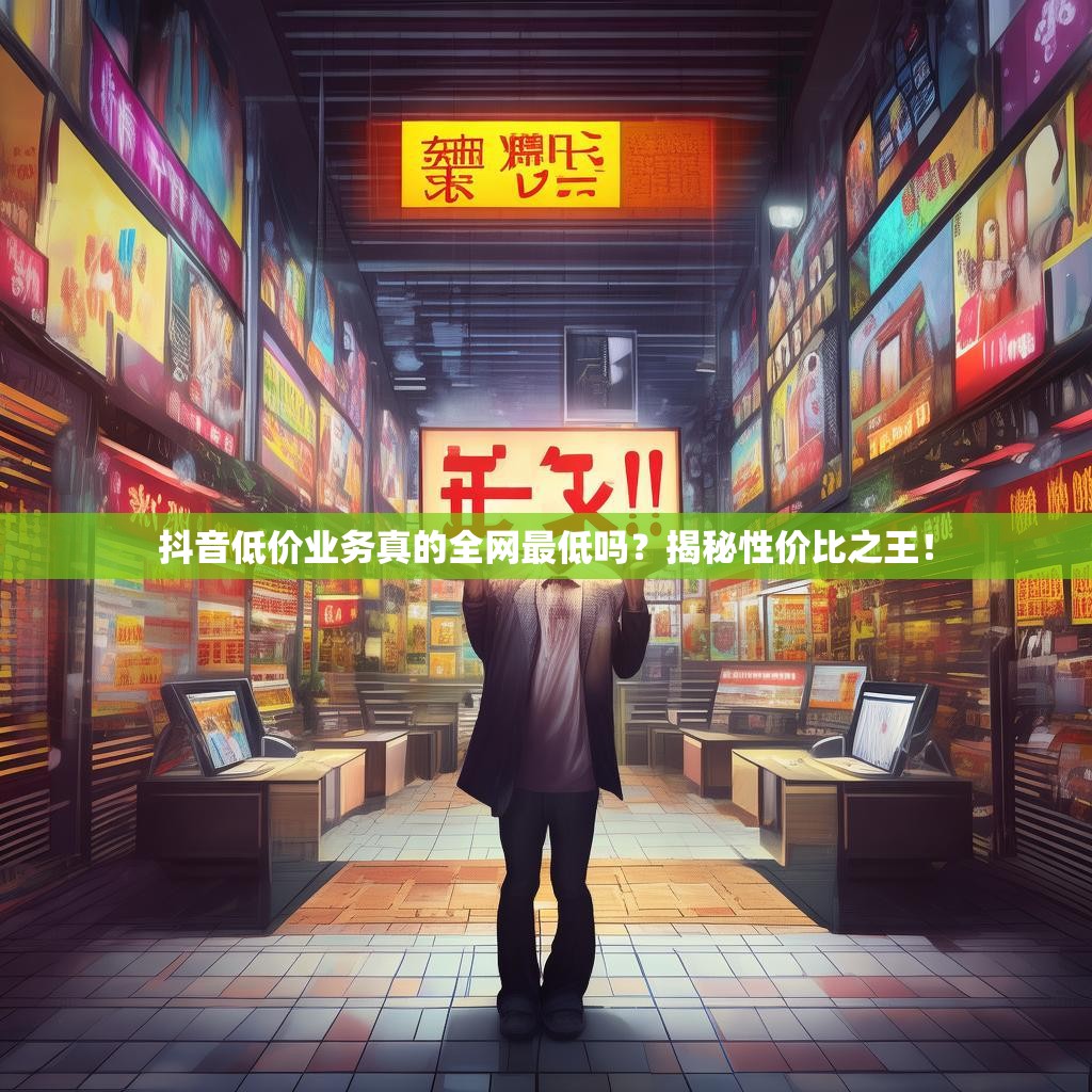 详细阅读:抖音低价业务真的全网最低吗?揭秘性价比之王! 抖音低价业务真的全网最低吗?揭秘性价比之王!