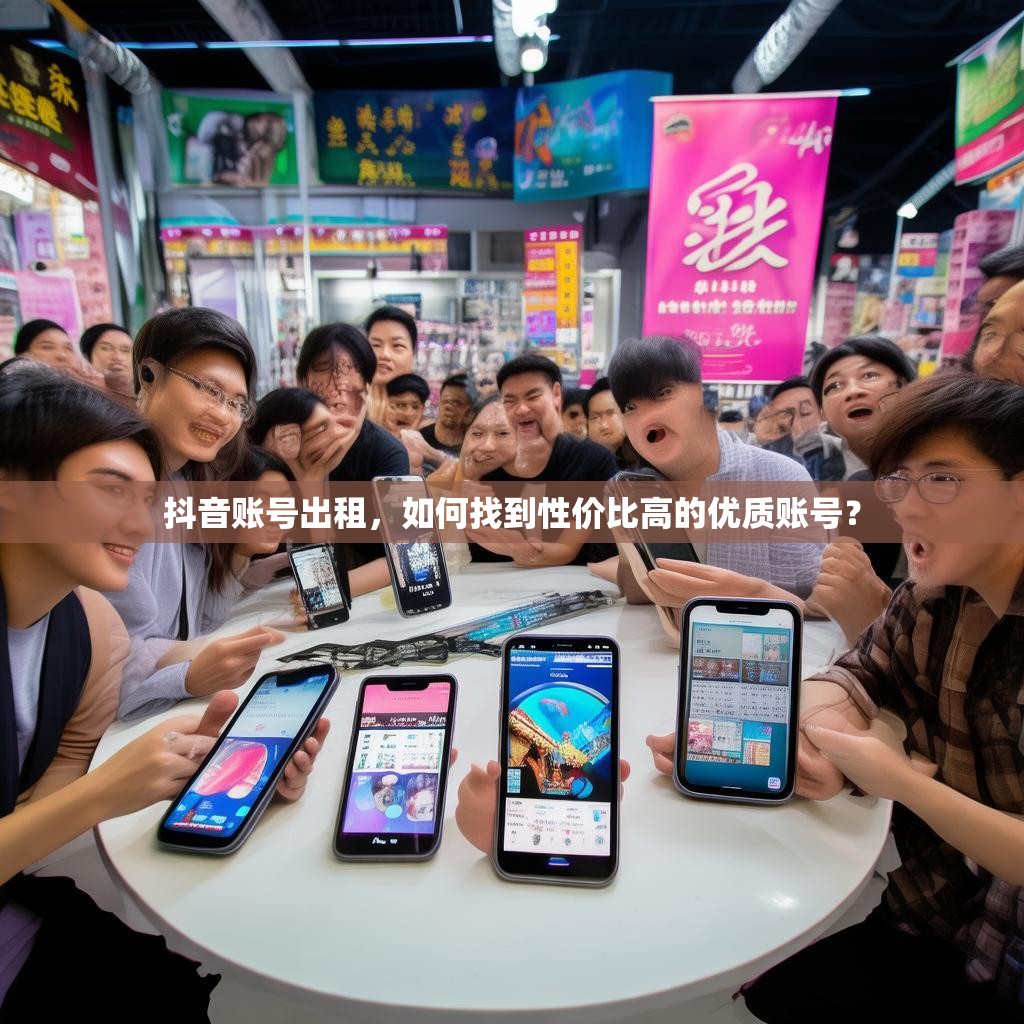 抖音账号出租，如何找到性价比高的优质账号？