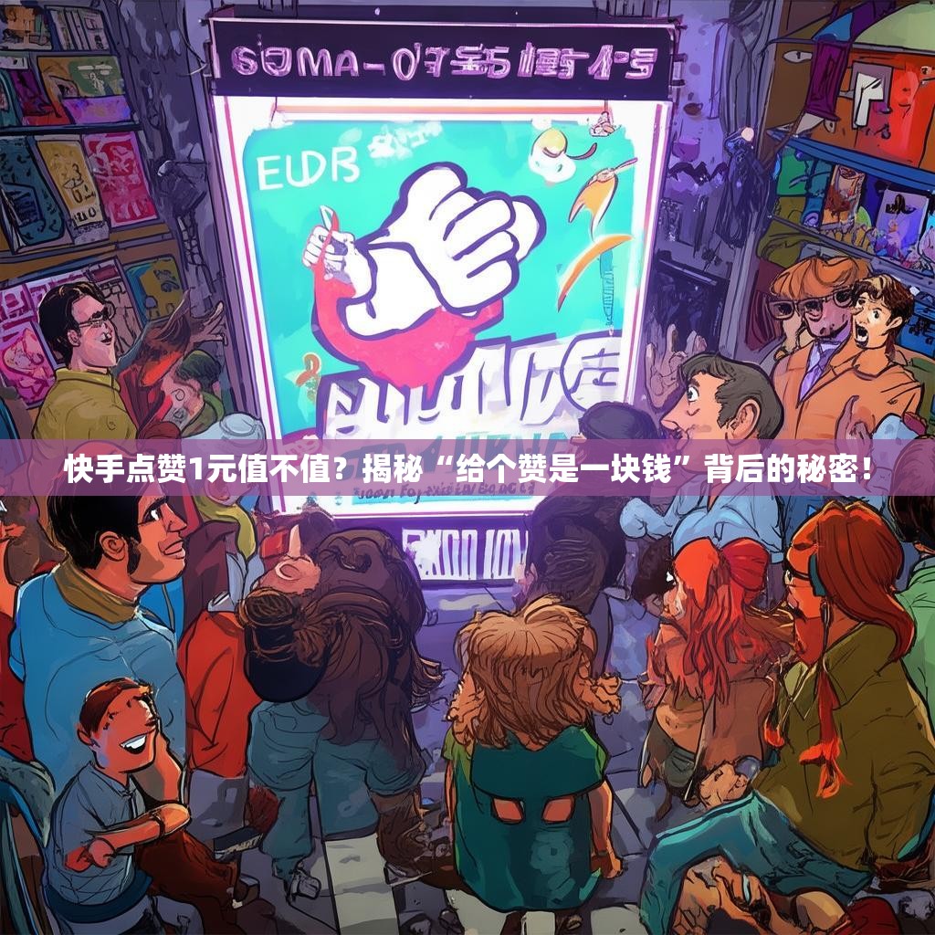 快手点赞1元值不值？揭秘“给个赞是一块钱”背后的秘密！